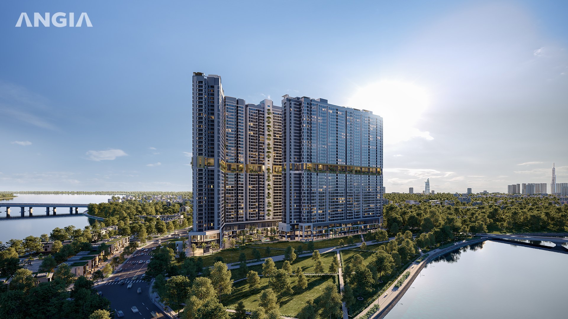 Phối cảnh tháp Gió Đông – The Gió Riverside