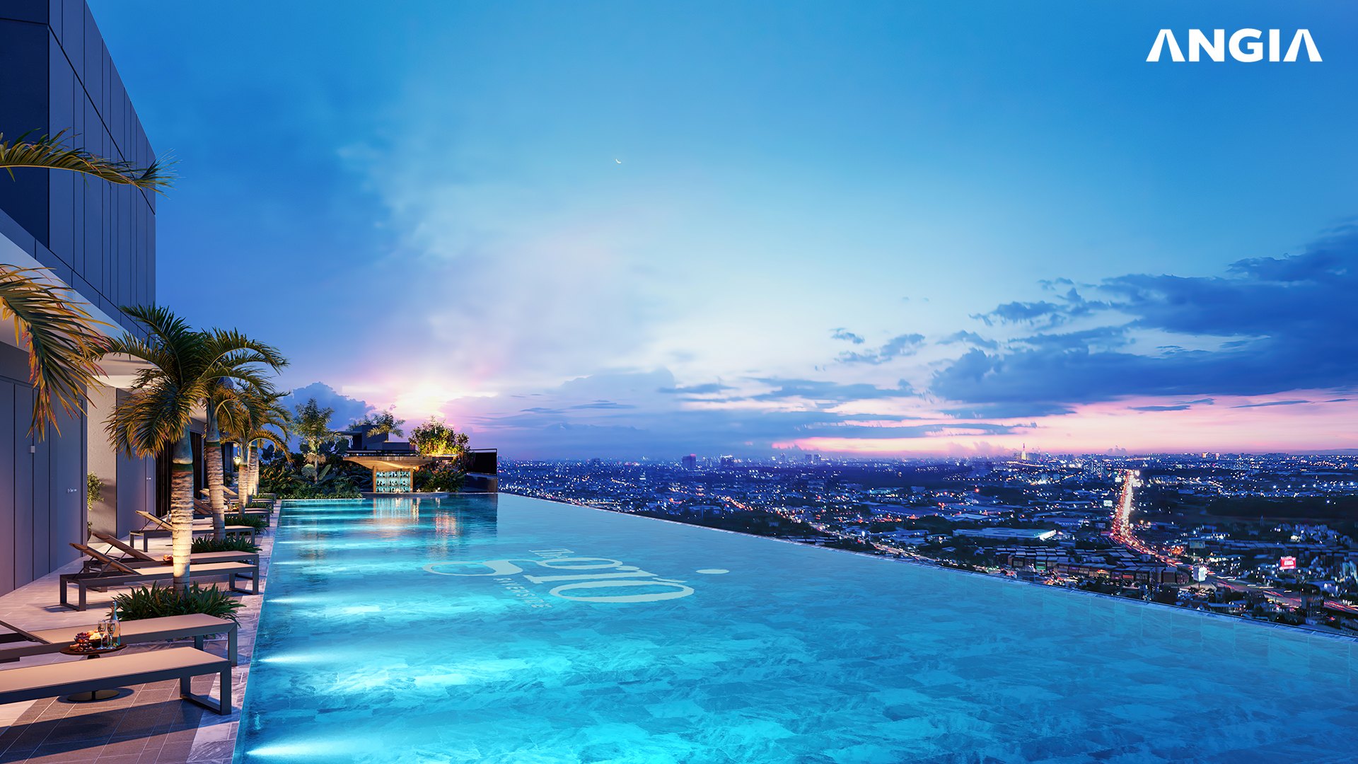 Hồ bơi hoàng hôn vô cực (Sunset Infinity Pool) tầng 40